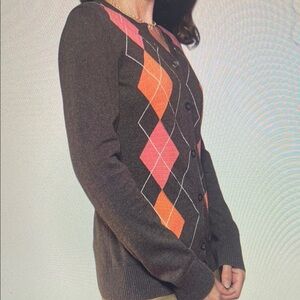 Argyle Patterned Women's Sweater
